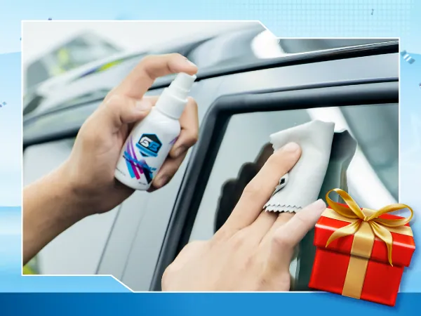 Tẩy ố và phủ ceramic kính lái ô tô